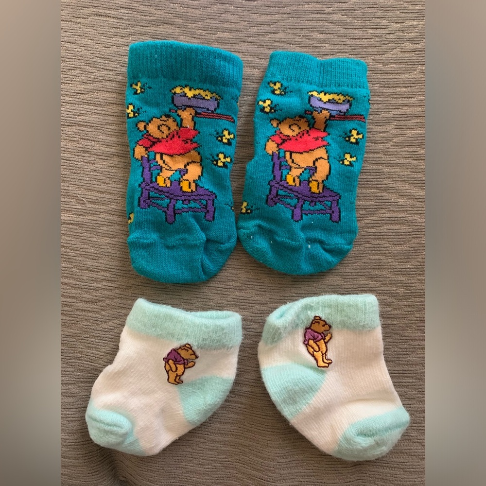 Winnie the Pooh vintage socks